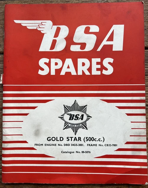 bsa gold star parts for sale