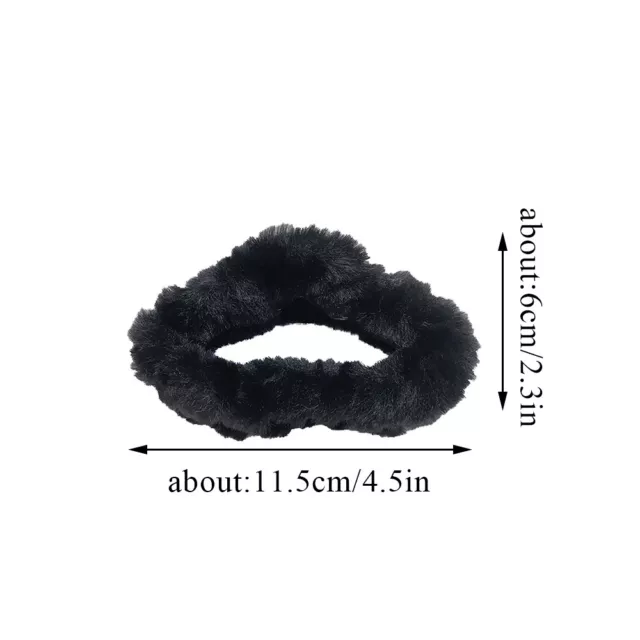 Hairy Ponytail Clip Crab Claw Hairpin Cloud-shaped Fluffy Shark Clip Solid Color 2