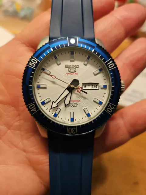 Seiko 5 Sports SRP781K1, Limited Edition Mount Fuji, 2017, sehr guter Zustand