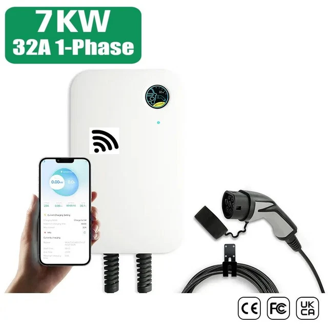GC HabuDen Wallbox 11kW 22kW 7.5m NFC Intelligent EV Charging Station - View #10