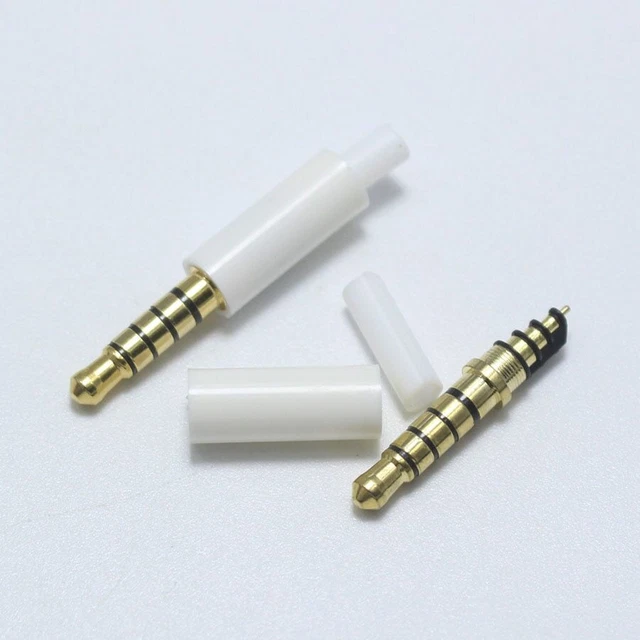 4 Stück DIY Mini 3,5 mm Stereo Headset Jack 3/4/5 Pole 3,5 Audio Stecker...