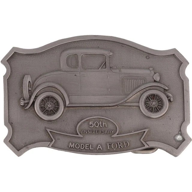 Boucle De Ceinture Vintage Ford Thunderbird Années 60 – Style Rockabilly – Largeur 40 Mm – Neuf Avec étiquettes