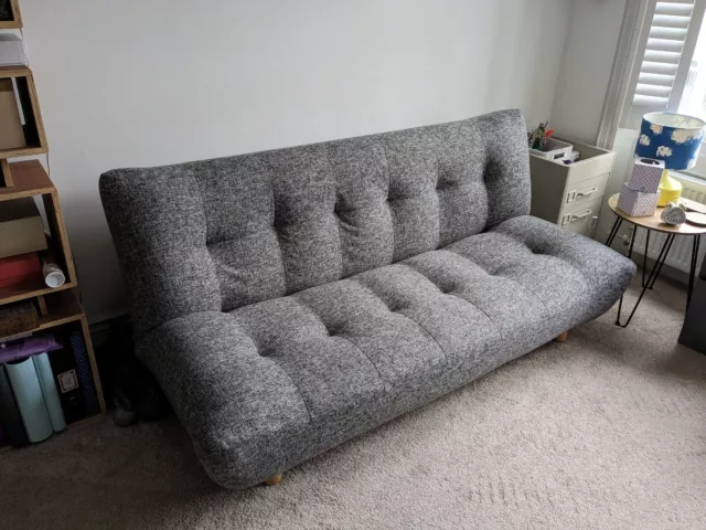 Habitat andy 3 seater fabric clic clac sofa bed discount