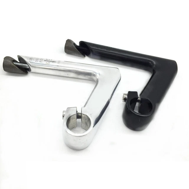 Potence De Vélo Route Kalloy - À Plume - 100 Mm - 22,2 Mm - Aluminium Argenté