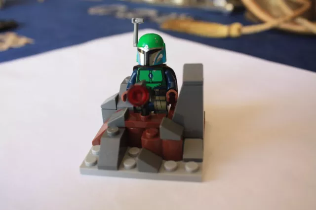 LEGO Figurine Star Wars SW1078 Mandolarian Tribu Warrior avec abri et arme