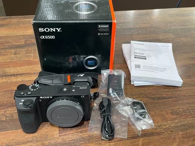 Sony Alpha a6500 24.2MP Mirrorless Digital Camera Body - Ships Free! 1010