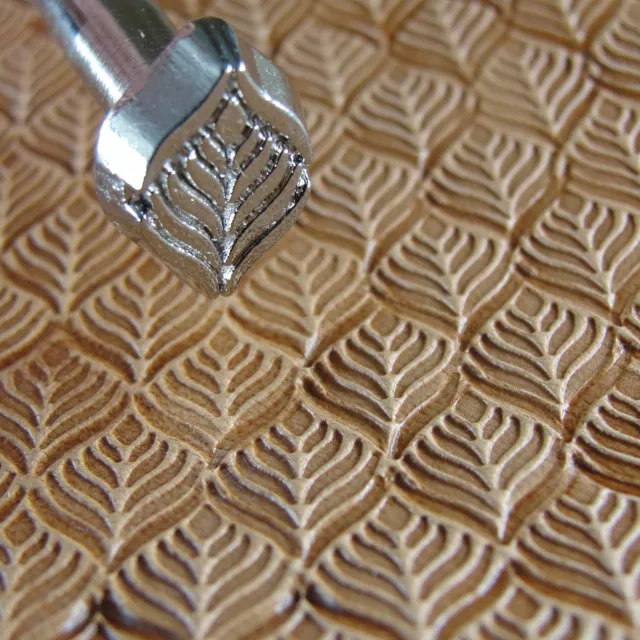 Leather Stamping Tool - Leaf Geometric Stamp Stamp