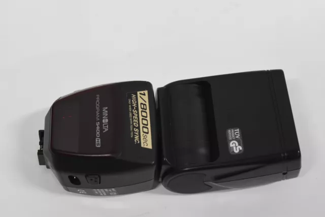 Minolta Program 5400HS Flash & Manual - Film Camera Shoe Mount Type Made  Japan
