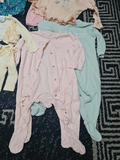 #C66 Enorme pacchetto di vestiti per bambina 6-9 mesi NEXT GEORGE DISNEY ZARA PRIMAR 4