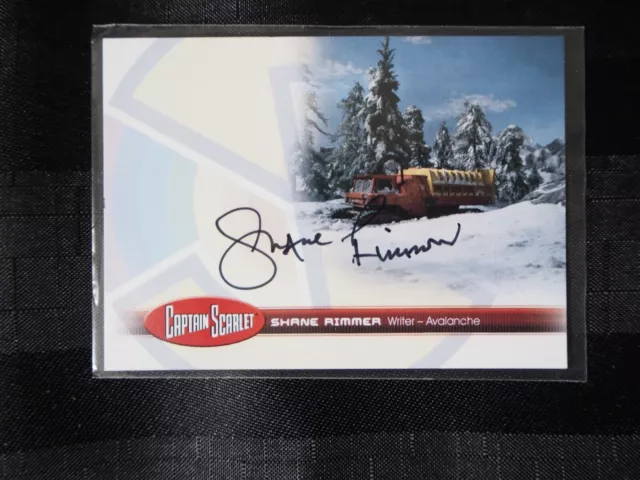 Gerry Anderson Captain Scarlet Shane Rimmer (Writer) Sr1 Autograph Card