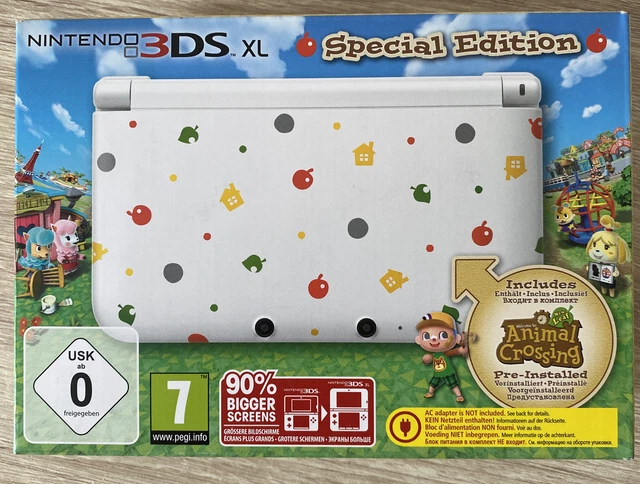 ANIMAL CROSSING NEW Leaf Nintendo 3DS XL Special Edition Console Euro