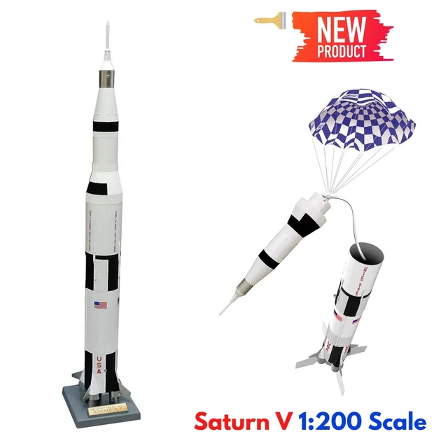 1200 SCALE SATURN V Rocket Flying Model NASA Launch Vehicle Replica
