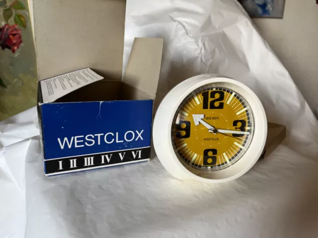Sveglia Space Age Westclox Modello Big Ben Futura Nuova In Box