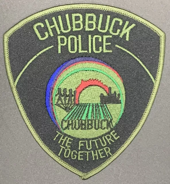 Chubbuck Idaho Police Patch The Future Together Black & Green