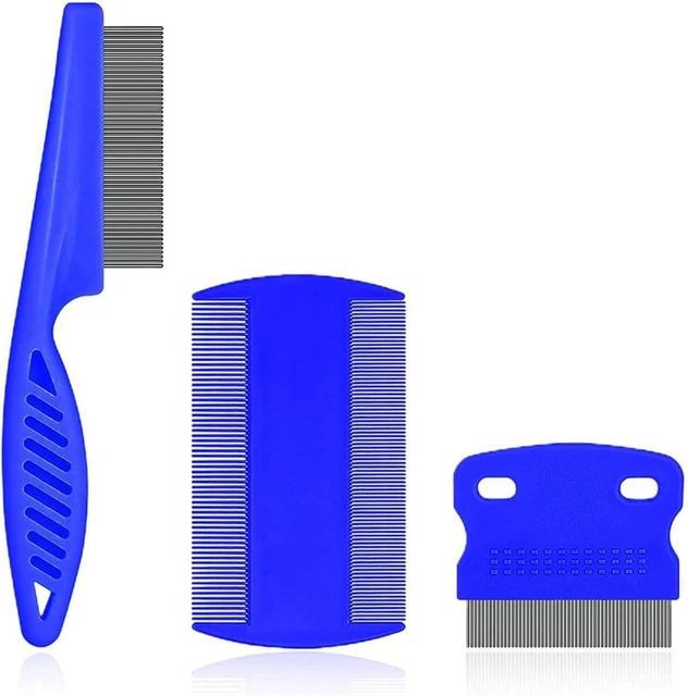 PET COMB, DOG Comb, Flea Comb, Cat Tear Stain Comb, Removing - Blue ...