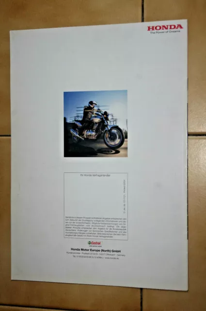 HONDA CBF 500  - Brochure pub catalogue moto motorcycle 8/PAGES ALLEMAND 2004 3