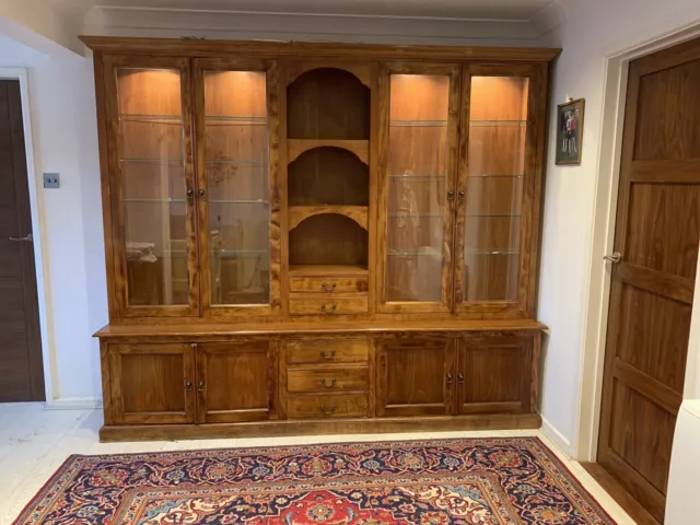 Mahogany Solid Wood Display Cabinet