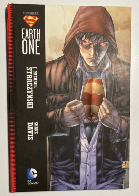 SUPERMAN: Earth One 2010 HARDCOVER 1st Ed. 8th Print Straczynski & Davis   VG++