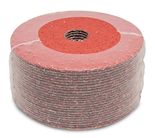 5" Premium Ceramic Resin Fiber Discs with Double Resin Bond 120 Grit