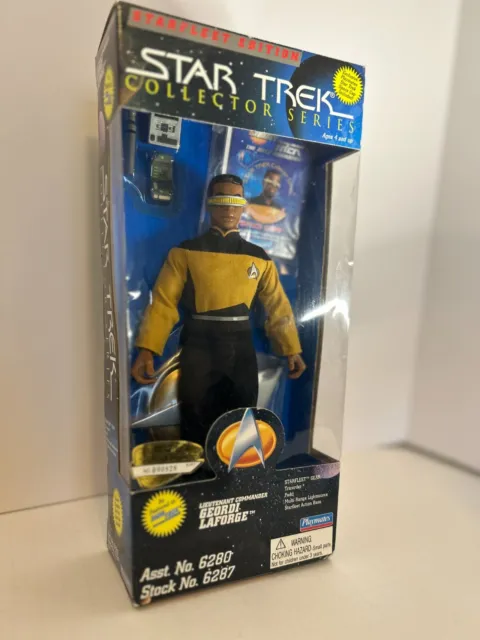 Star Trek 1995 Playmates Starfleet Edition Collector Series Geordi LaForge