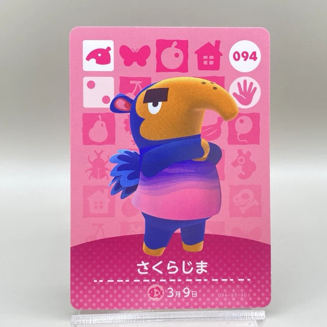 CARTE AMIIBO ANIMAL Crossing 054 Mina Deena Series 1 Officiel ! EUR 5,85 - FR
