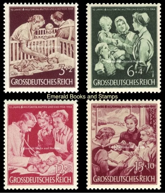 EBS Germany 1944 - Mother & Child Charity - Michel 869-872 - MNH**