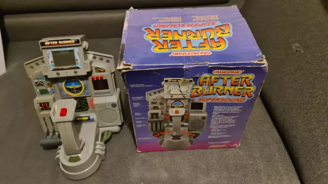 Vintage SEGA After Burner Tiger Electronics Grandstand Lcd Tabletop Game BOXED