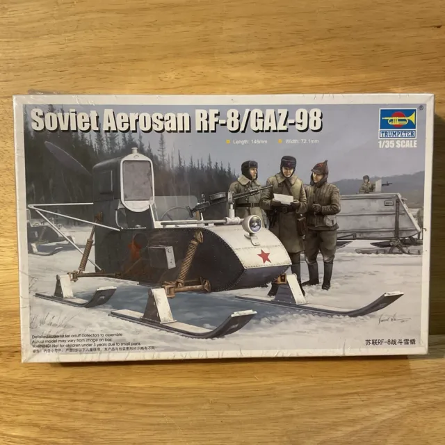Soviet Aerosan RF-8/GAZ-98 -  1/35 Scale Trumpeter Unassembled AFV kit#02322