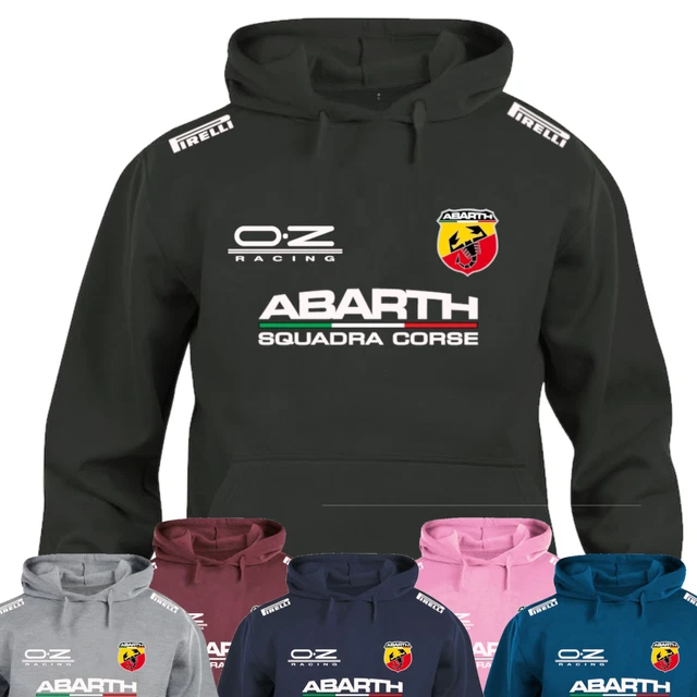 Felpa con cappuccio personalizzata Maglia manica lunga Abarth