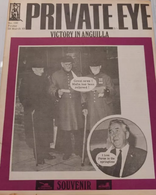 Private Eye Magazine - 28 Mar 1969 - no 190 - FREE UK DELIVERY
