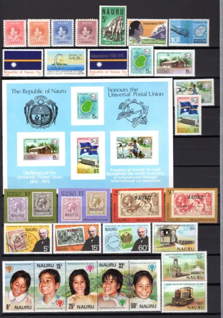 Nauru - MNH  & LHM (Coronation Set) Selection