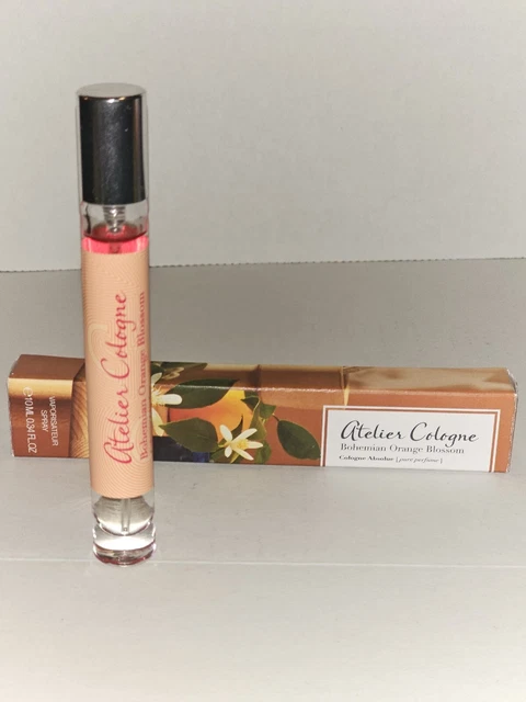 Atelier Cologne BOHEMIAN ORANGE BLOSSOM Pure Perfume travel/purse spray 0.34 oz Atelier Cologne BOHEMIAN ORANGE BLOSSOM Pure Perfume travel/purse spray 0.34 oz
