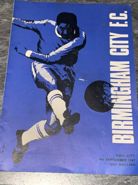 Birmingham City v Hull City  League Div 2 Football Programme  1967