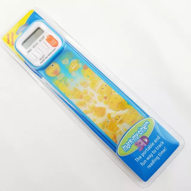 Mark My Time 3D Bookmark & Digital Timer Hologram Smiley Faces