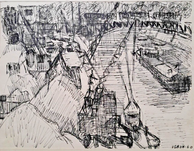 Dessin Original Encre De Chine Paul Geers – Bob Et Bobette, édition Originale