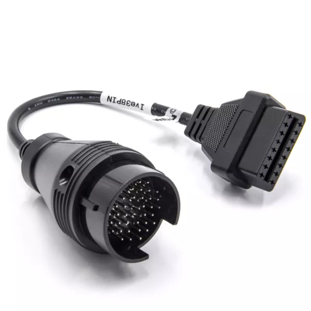 Diagnose Stecker Adapter Kabel 12 PIN OBD1 auf 16 PIN OBD2 MAN LKW –  ProjectHermann Automotive Electronics
