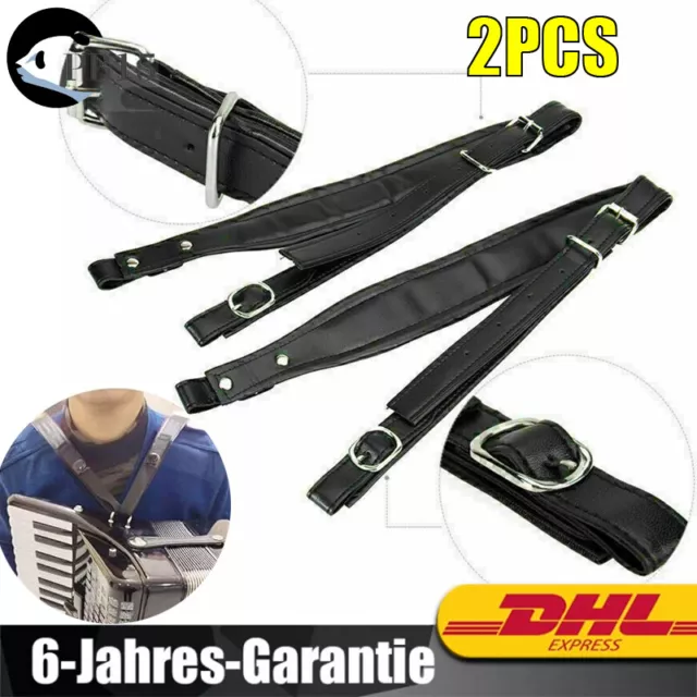 Akkordeon Strap Einstellbare Schultergurte Straps für 80 bis 120 Bass Akkordeon