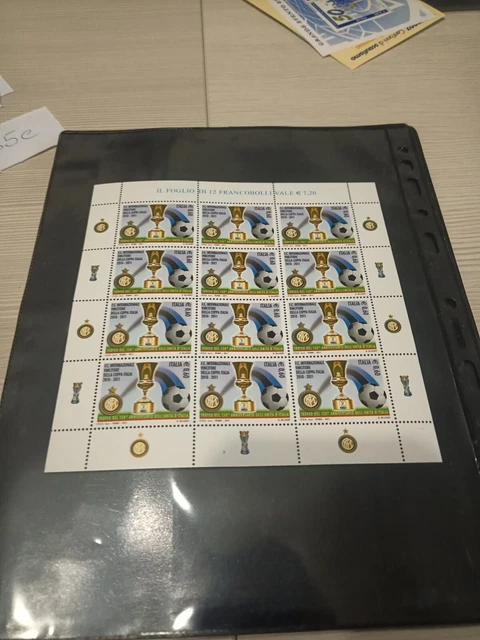 MINIFOGLIO INTER - Vainqueur Coupe Italie 2010-2011 - MNH - Italie 2011