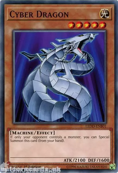 LEDD-ENB01 Cyber Dragon 1st Edition Mint YuGiOh Card