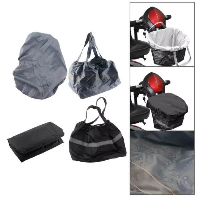 Mobility Scooter Front Basket Liner & Cover for Most Mobility Scooters with