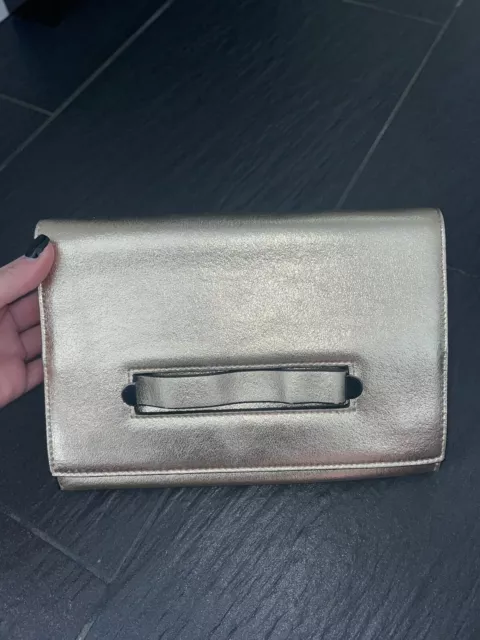 Grey suede sales clutch bag topshop