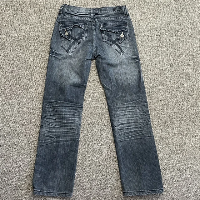 City Ink Jeans Size 8 Flap Pockets Kids Youth