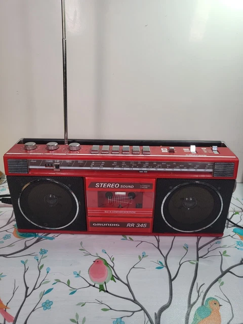 Radio-cassette Vintage Grundig RR 340 – Boombox Rétro Qui Fonctionne (occasion)
