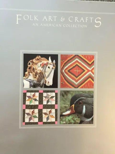 Folk Arts & Crafts, An American Stamp Collection, USPS1988, 40 pg album, MNH