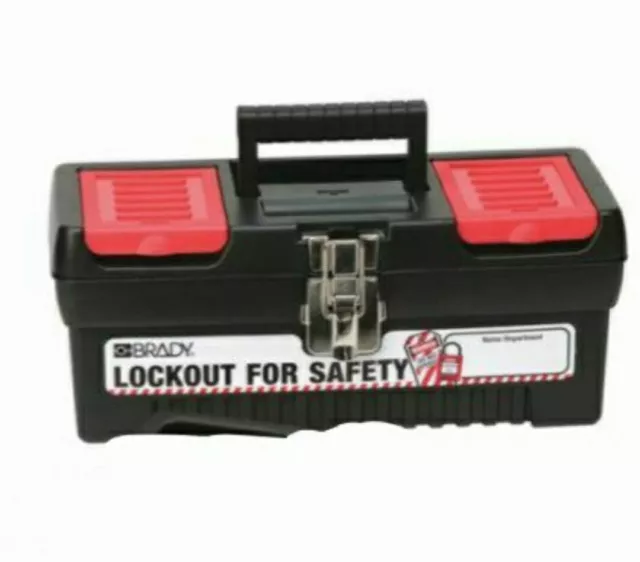 BRADY 105905 Lockout Tool Box, Unfilled