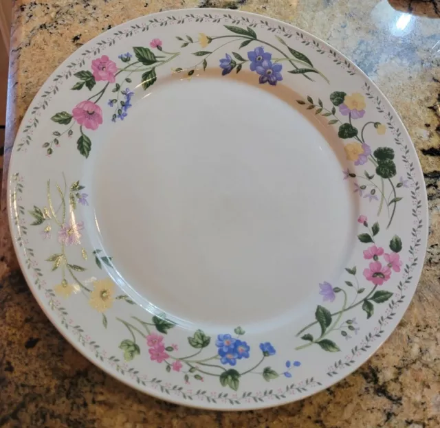 12-1/4" Serving Platter Farberware Stoneware English Garden 225