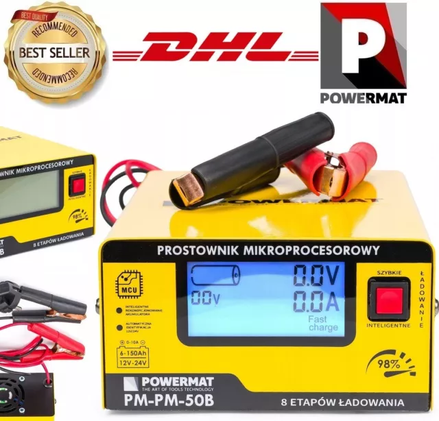 Gleichrichter Batterieladegerät Mit Mikroprozessor Ladegerät Batterie 12V 24V