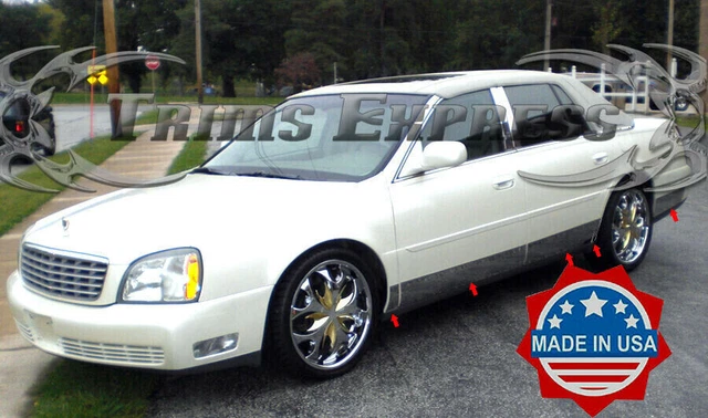 thumbnail image 2 of Chrome Stainless Steel Pillar Posts Trim Kit For Cadillac DTS 2006-2011 - 6-Piece Set With 3M Tape - Made In USA 2 of 5