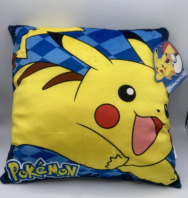 PIKACHU Pillow 13 x 13 x 3 Pokemon Character Pillows