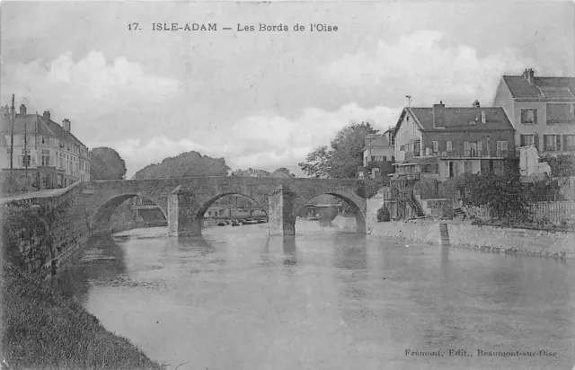 Cpa 95 L'isle Adam Les Bords De L'oise